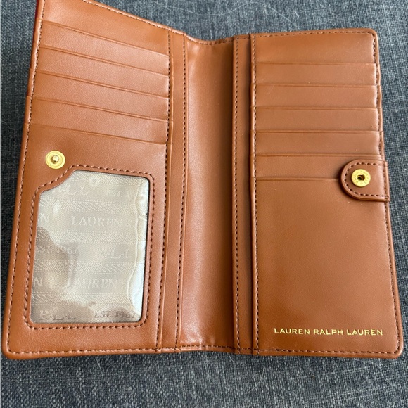 Lauren Ralph Lauren red leather wallet - Picture 3 of 3